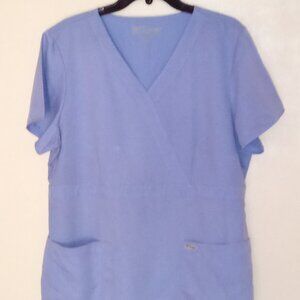 Grey's Anatomy Blue XL Scrub Top